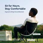 CampCradle Folable Nylon Camping Chair