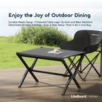 LiteBoard Table de Camping Pliable en Aluminium Durable