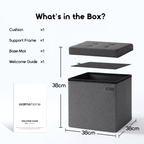 Cozy Multi-Functional Foldable Storage Ottoman