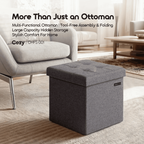 Cozy Multi-Functional Foldable Storage Ottoman