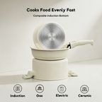 PureHarvest Set Versatile Convenient Ceramic Cookware Set (17pcs)