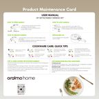 PureHarvest Set Versatile Convenient Ceramic Cookware Set (17pcs)