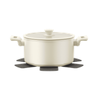 PureHarvest Set Versatile Convenient Ceramic Cookware Set (17pcs)