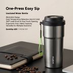 QuickSip 620 620ml Temperature-locking Leakproof Insulated Water Bottle