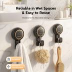 SnapMount Easy Install Heavy-Duty Vacuum Suction Cup Hooks (6pcs)