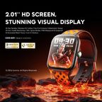 Watch 6 HAYATO X Free Fire 2.01" HD Screen Smart Watch