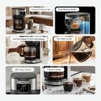 BrewDrip Safe Heating User-friendly Drip Coffee Maker