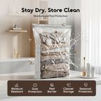 VacEase 6 pcs Compact Durable Vacuum Storage Bags