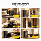 Noir Stand Plus Spacious and Stylish Storage Dresser
