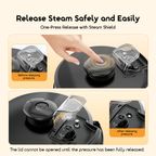 KitchNova 1200W Safe Reliable Multi-Function Pressure Cooker