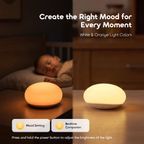 GlowNest Skin Friendly Silicone Baby Night Light