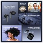 FreePods 3C Écouteurs sans fil ENC