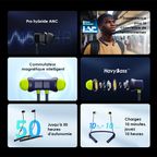 Necklace Pro ANC سماعات الرأس اللاسلكية