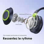 BoomPop2S Casque supra-auriculaires sans fil ENC
