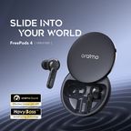 FreePods 4 ANC True Wireless Earbuds-Nebula Blue