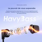 Necklace Lite Casque sans fil à vibration d'appel