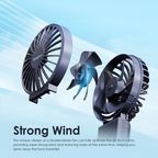 Smart Handheld Fan Dual Blades Foldable Fan