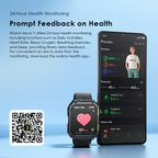 Watch Nova V ساعة فيديو عالية الدقة مقاس 2.01 بوصة تواجه ساعة ذكية