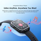 Watch Nova V ساعة فيديو عالية الدقة مقاس 2.01 بوصة تواجه ساعة ذكية