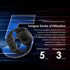 Watch Nova V 2.01" HD  cadrans de montre vidéo smart watch