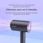 SmartHairDryer 1800W d'ions négatifs  sèche-cheveux