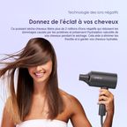 SmartHairDryer 1800W d'ions négatifs  sèche-cheveux