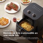 SmartAirFryer Friteuse à air intelligente visible de 1500 W