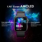 Watch ES 2 Montre intelligente AMOLED IP68 1,95″