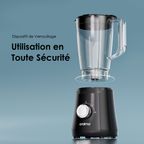SmartBlender Sleek Mixeur 1,5L à 2 Vitesses
