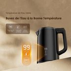 SmartKettle Byte Bouilloire Électrique 2000W Acier Inoxydable 304