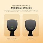 SmartSteamer 1500W Défroisseur à main pour vêtements