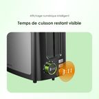 SmartToaster 950W Grille-pain 3-en-1 avec