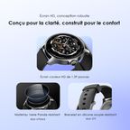Watch Nova R Montre intelligente IP68 en verre Panda 1,39"