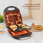 SmartSandwichMaker 2 1200W avec plaques de cuisson amovibles