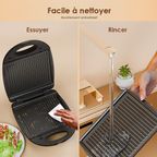SmartSandwichMaker 2 1200W avec plaques de cuisson amovibles