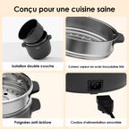 SmartCooker Cuisinière électrique 1000W 3L