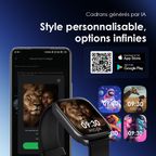 Watch 5N Montre intelligente TFT IP68 de 2.01 pouces