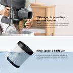 CyberVac Aspirateur autoportant sans fil 180 W