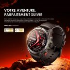 Watch GT Montre connectée GPS AMOLED 3ATM 1,43" avec deux bracelets interchangeables