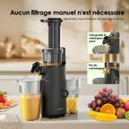 EasyJuice Mini Presse-agrumes lent portable