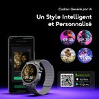 Watch Nova RV 1.39" HD Video Watch Faces IP68 Smart Watch