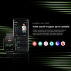 Watch Nova N Montre connectée en verre incurvé 2,5D