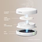 AromaGlow Diffuseur d'aromathérapie rechargeable sans eau