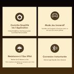 SpaceBuds Air 38 Heures Localisateur Intelligent Écouteurs Sans Fil Véritables