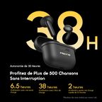 SpaceBuds Air Freefire 38 Heures Localisateur Intelligent Écouteurs Sans Fil Véritables