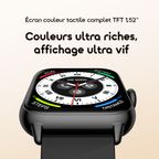 Watch 6 Nano Montre connectée intelligente à écran tactile complet 1,52" TFT