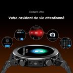 Watch Pro X montre connectée AMOLED 1.43'' IP68 avec 2 boîtiers et bracelets remplaçables