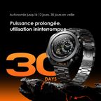 Watch Pro X montre connectée AMOLED 1.43'' IP68 avec 2 boîtiers et bracelets remplaçables