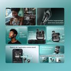 SpaceBuds Air+ Écouteurs True Wireless avec Finition Métallique et Résistance IPX4