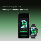 Watch Lumos N Montre connectée avec écran HD 2,01 pouces et étanchéité IP68